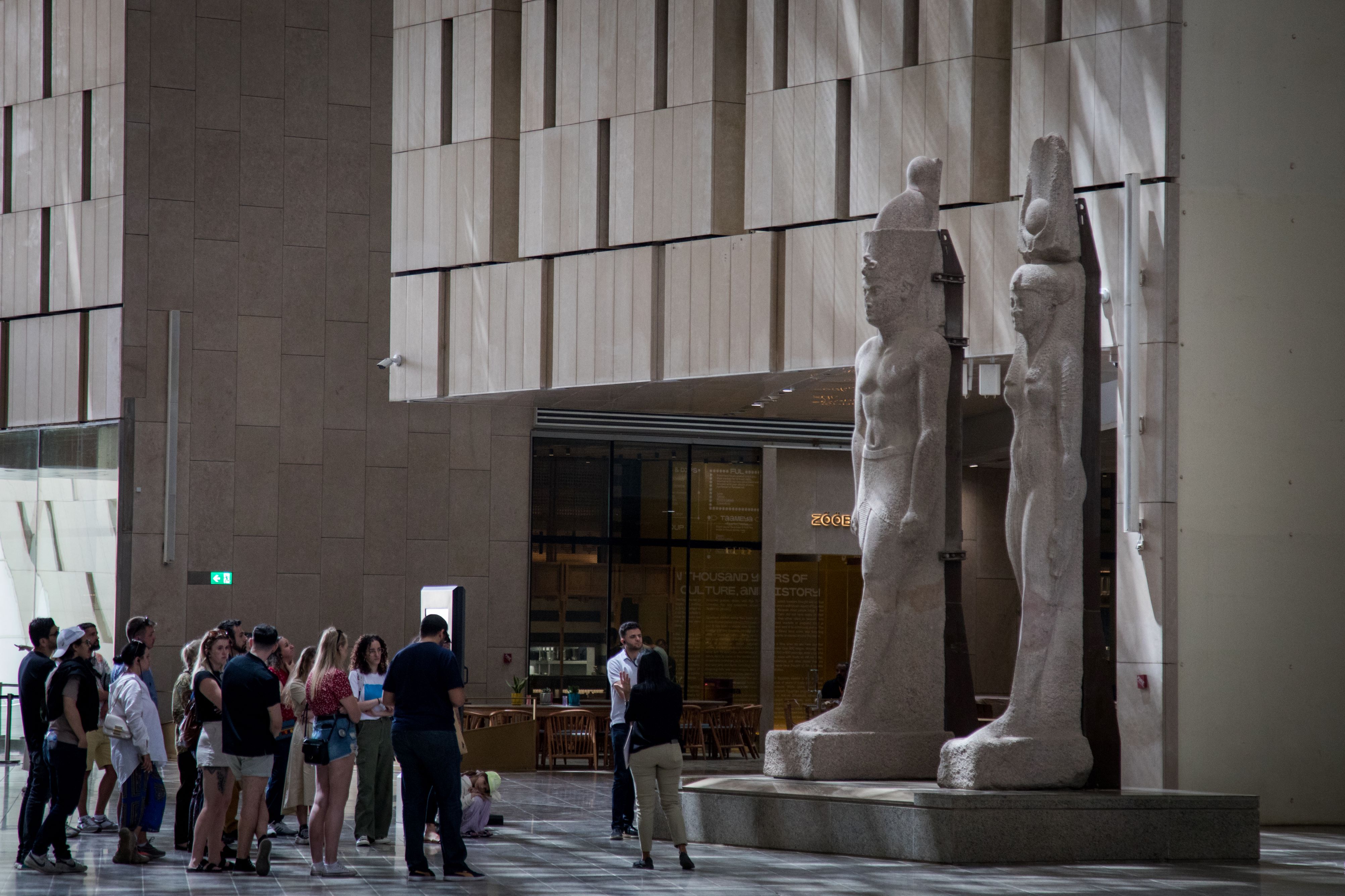 Museum and statues