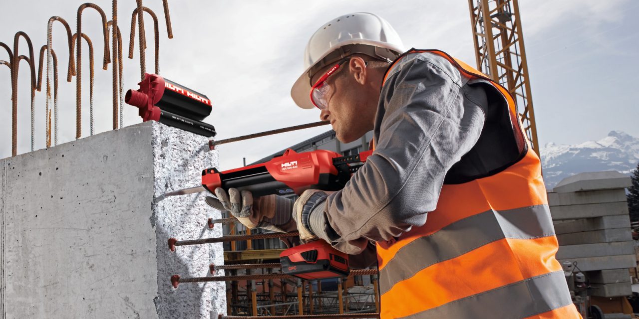 HIT-RE 500 V3 Rebar application with HIT-RE 500 V3