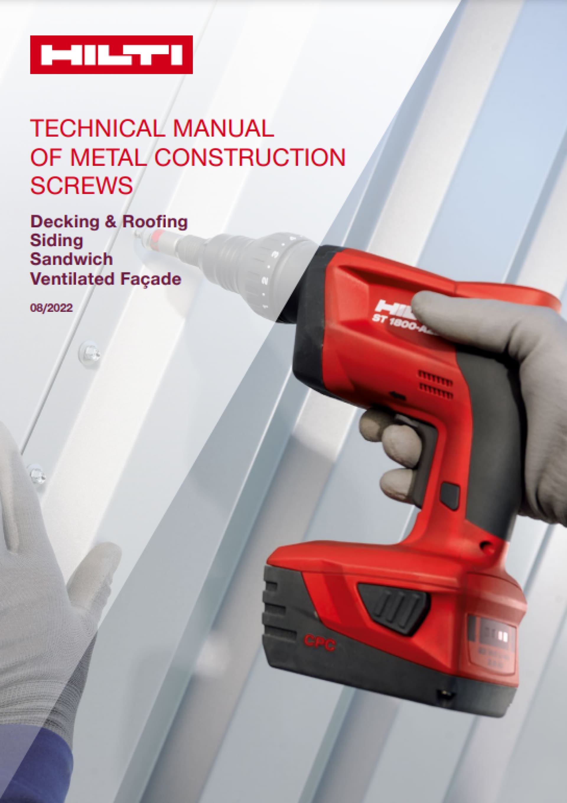 TECHNICAL MANUAL OF METAL CONSTRUCTION SCREWS  (pdf)